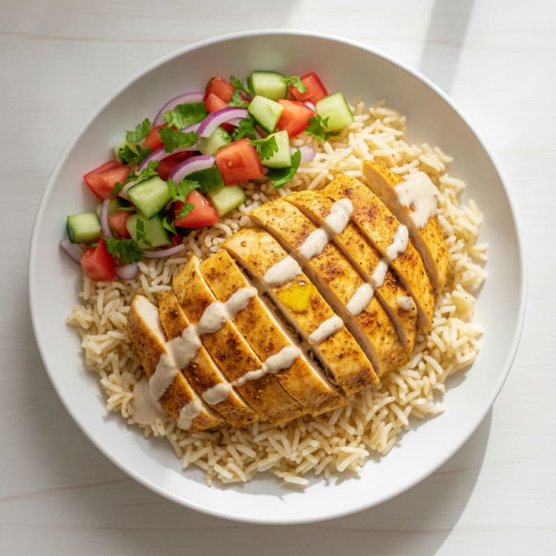 Chicken Shawarma Rice Bowl