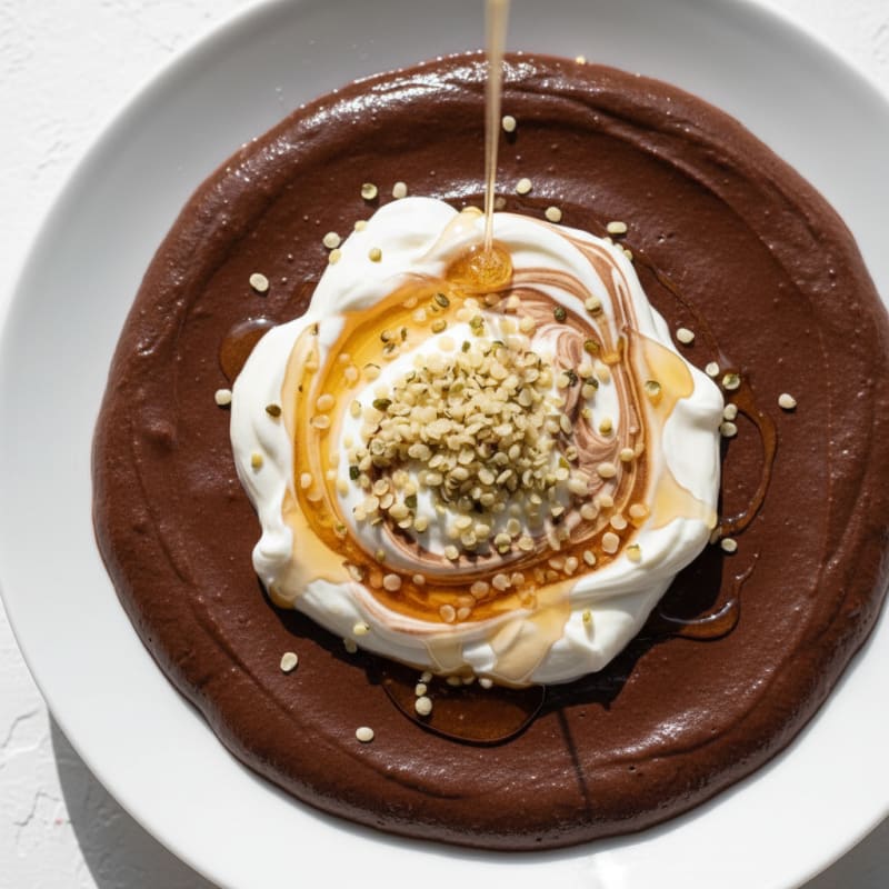 Silky Chocolate Protein Mousse with Greek Yogurt