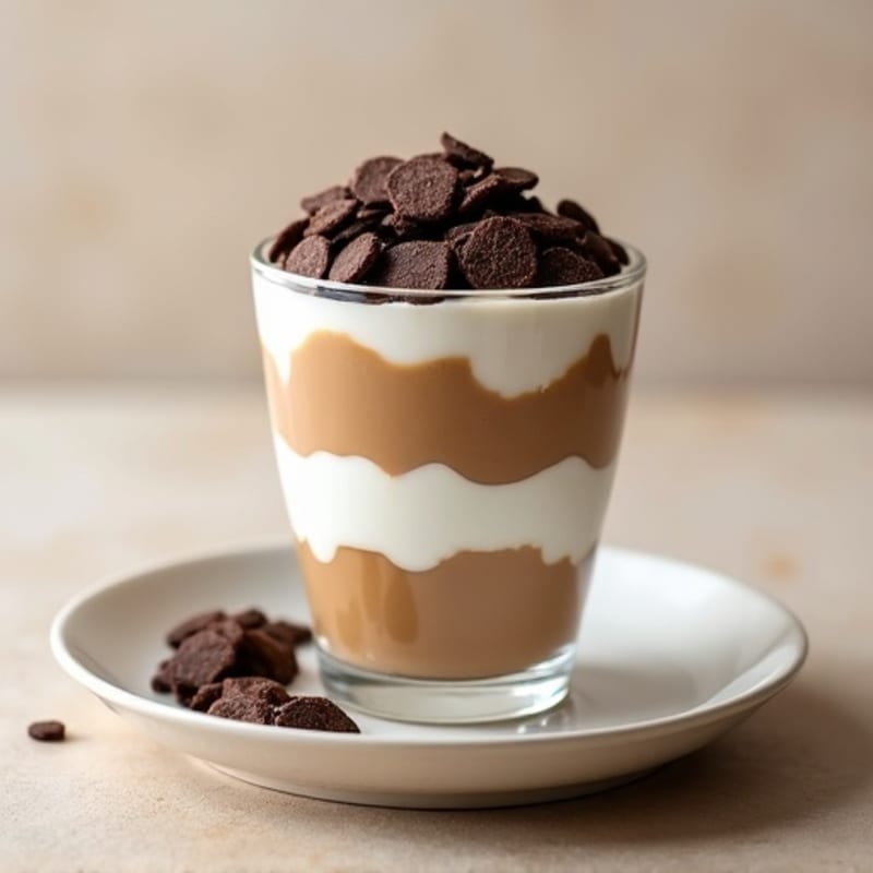 High-Protein Coffee Chip Yogurt Parfait