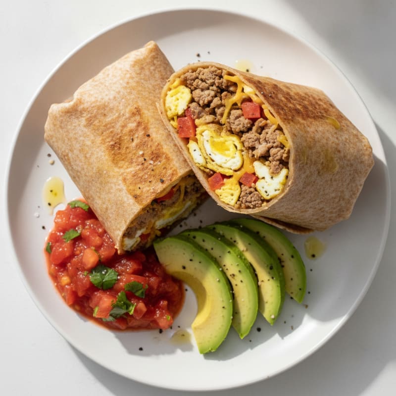Ultimate Loaded Breakfast Burrito
