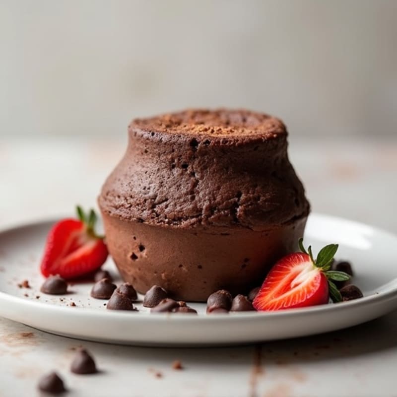 Dark Chocolate Protein Soufflé