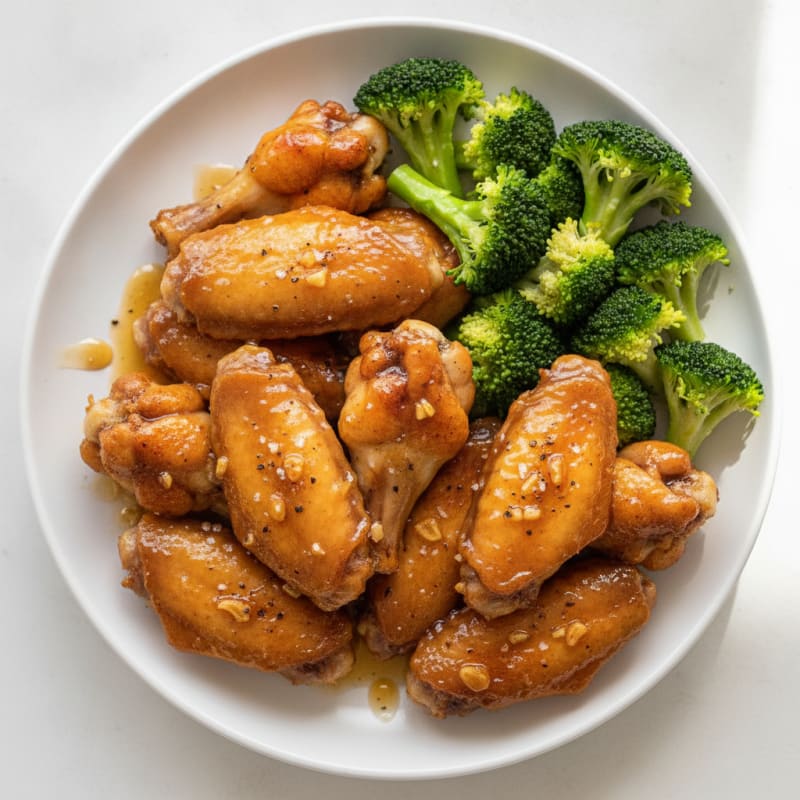 Honey-Garlic Glazed Chicken Wings