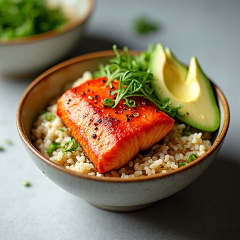 Spicy Dragon Fire Salmon Bowl