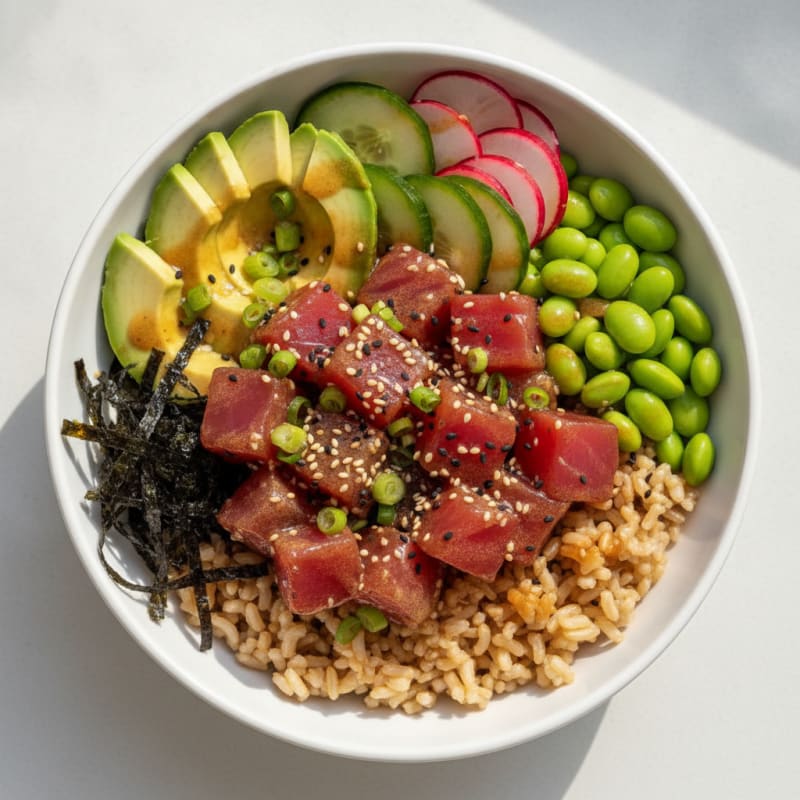 Ahi Tuna Poké Bowl