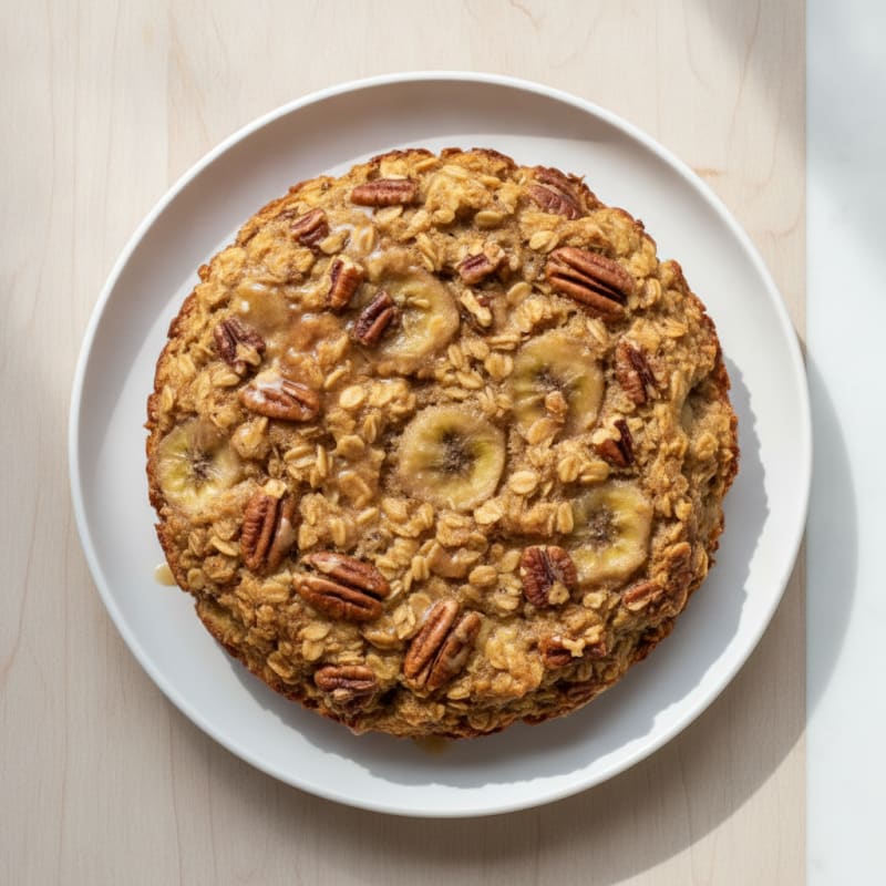 Banana Pecan Baked Oatmeal