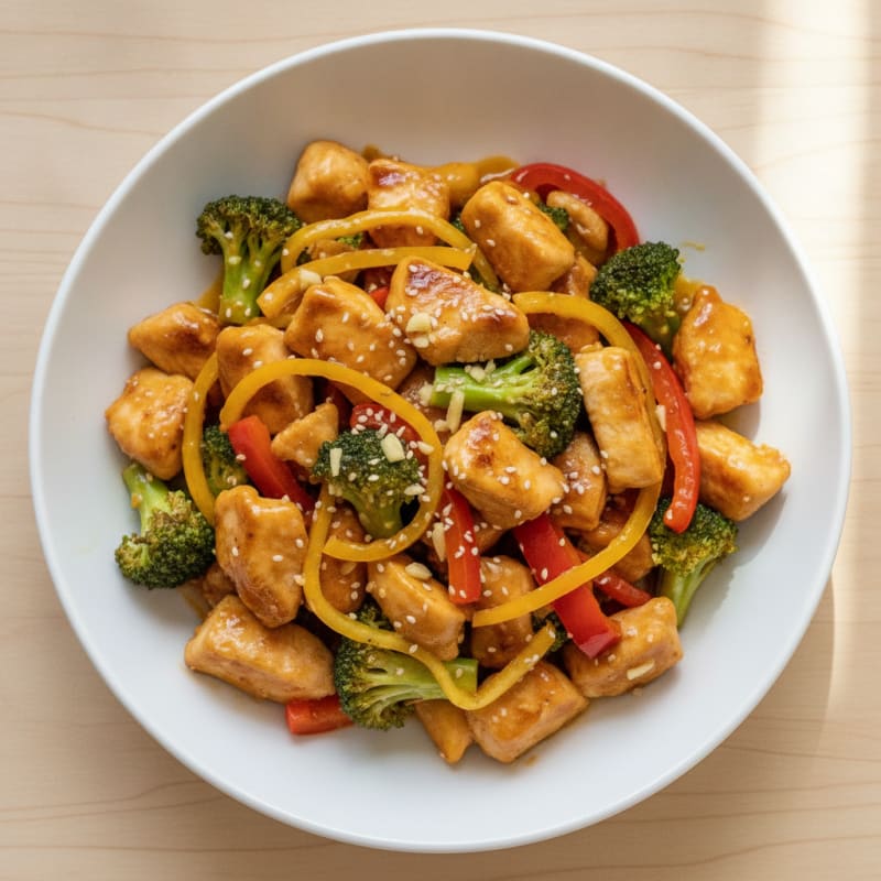 Orange Glazed Chicken Stir-Fry