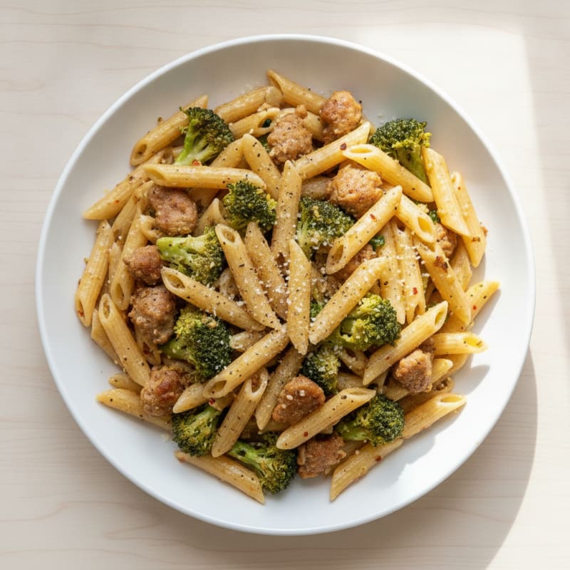 Zesty Italian Sausage and Broccoli Pasta