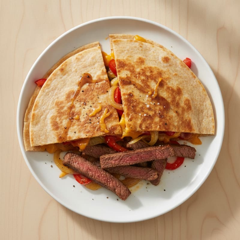Seared Steak & Pepper Quesadillas