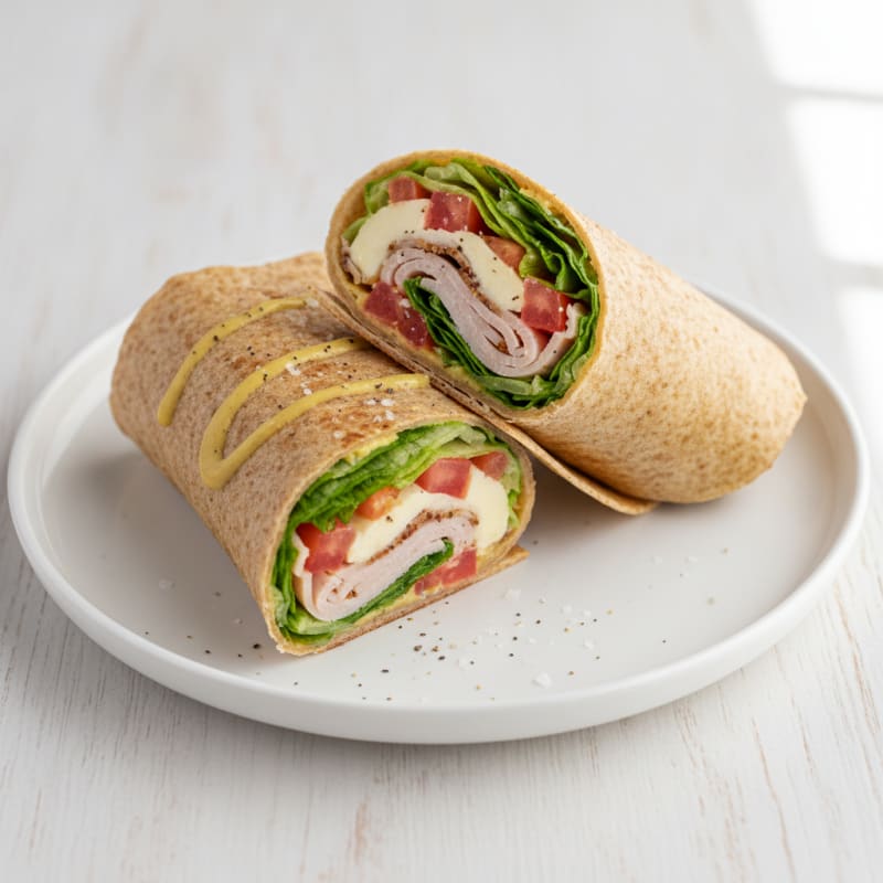 Turkey and Provolone Deli Wrap