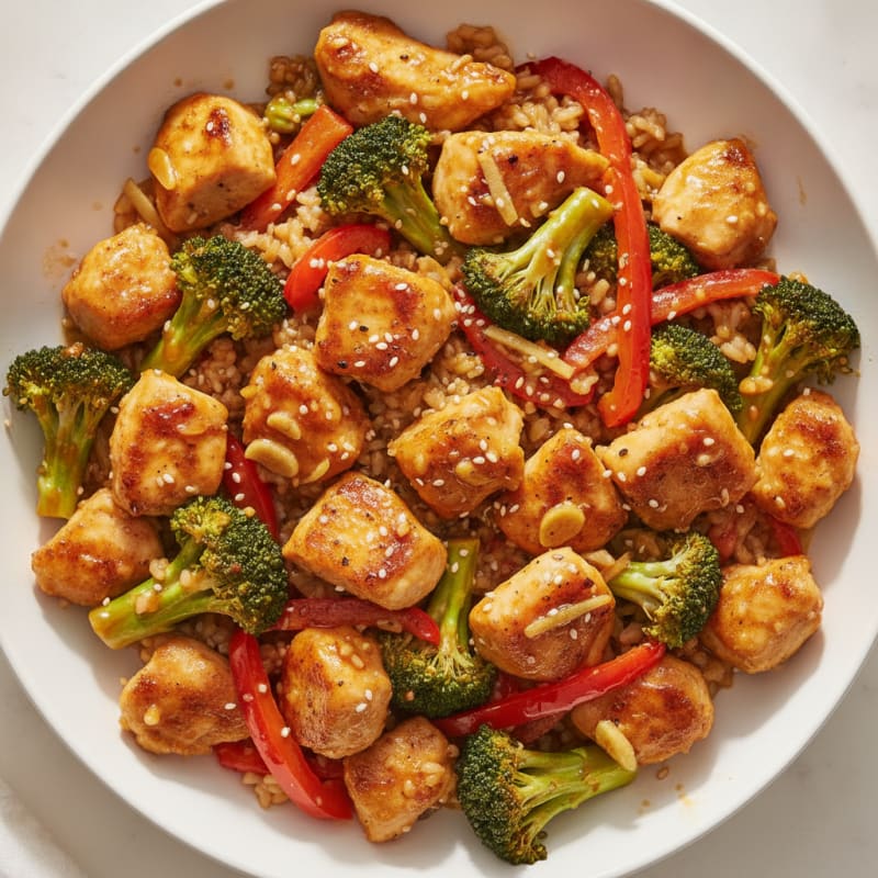 Orange Glazed Chicken Stir-Fry