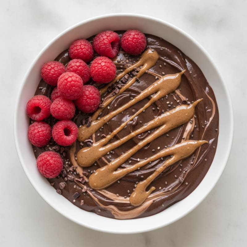 Silky Chocolate Protein Pudding with Greek Yogurt