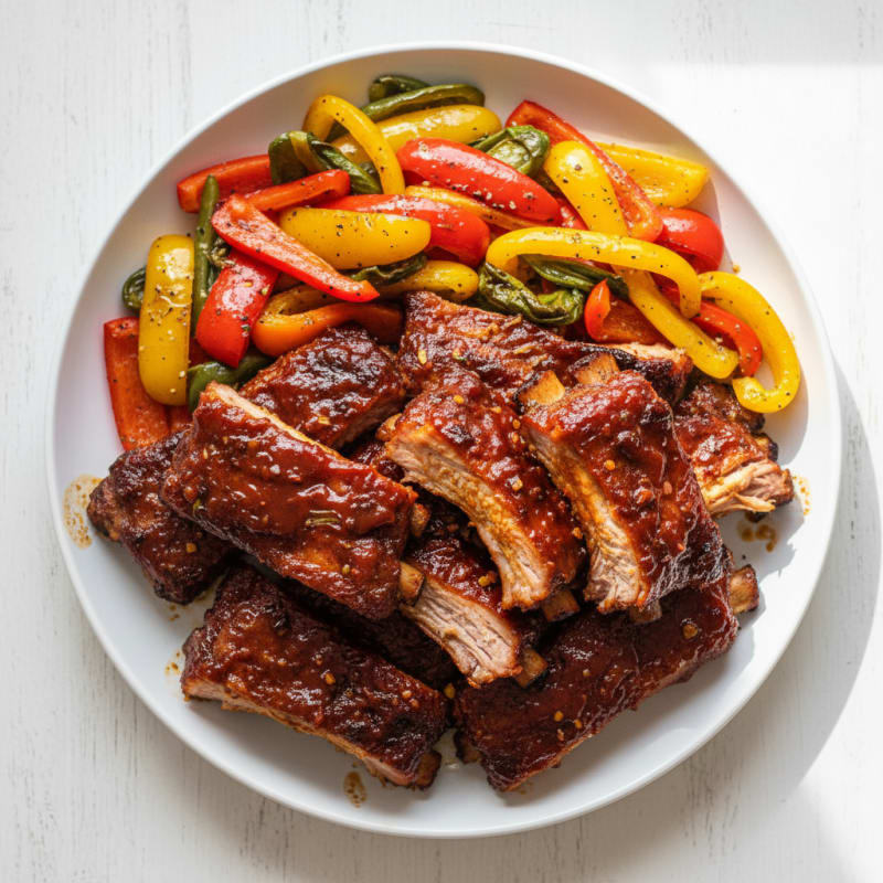 Sweet BBQ Glazed Baby Back Ribs