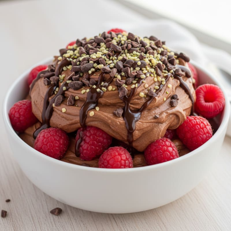 Chocolate Protein Greek Yogurt Parfait