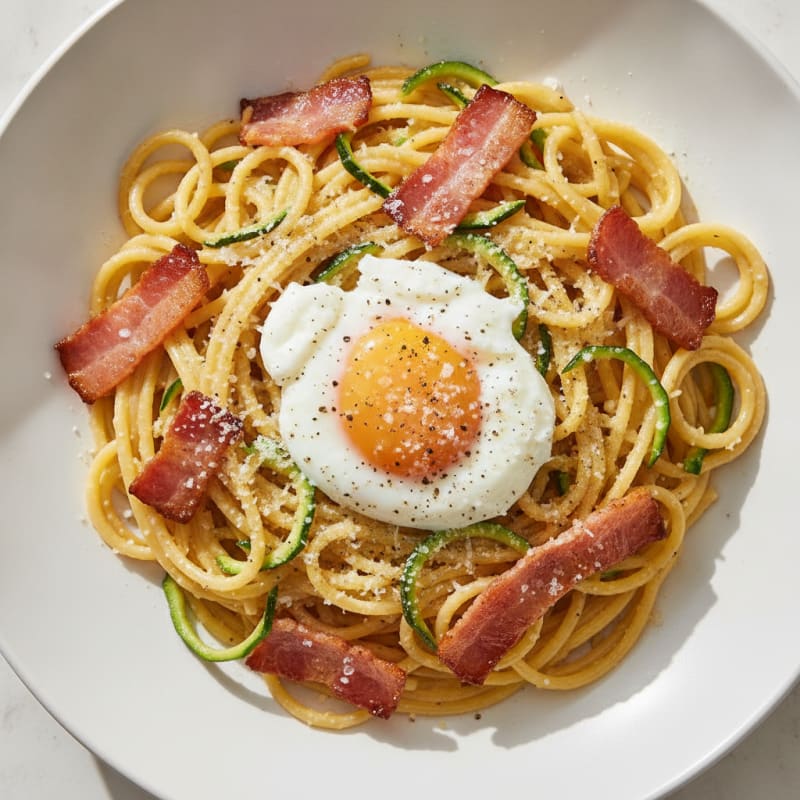 Classic Carbonara with Pancetta and Egg