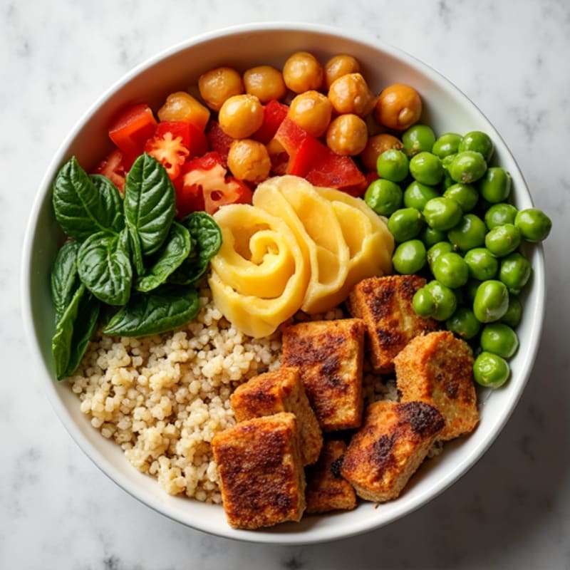 Crispy Roasted Chickpea Buddha Bowl