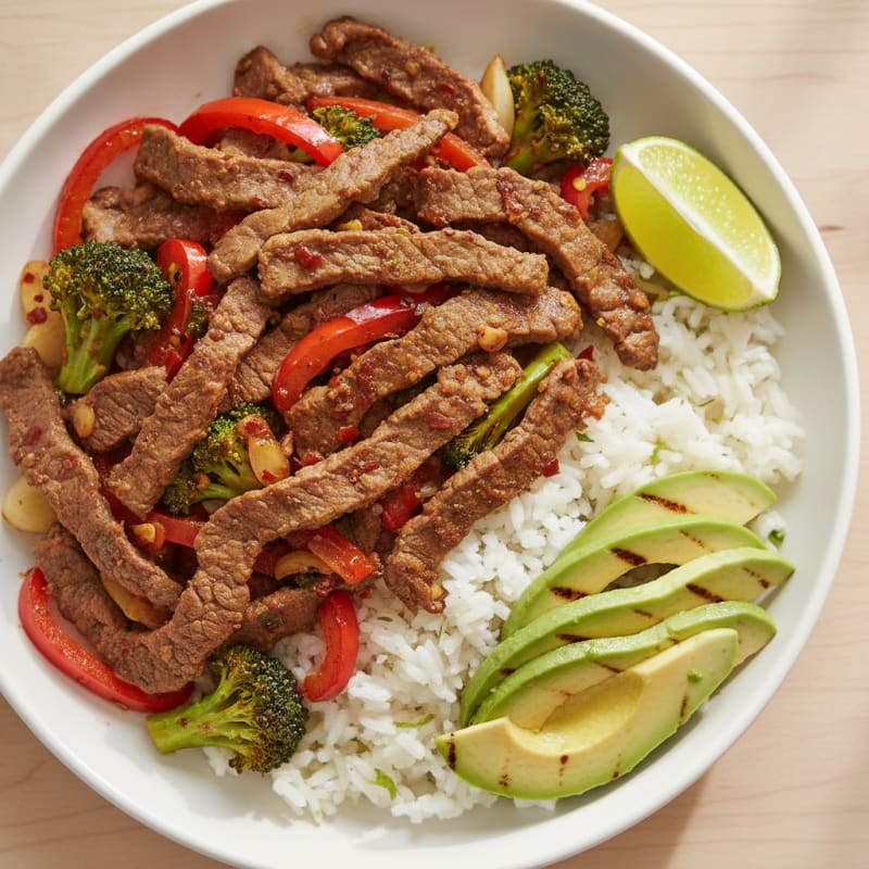 Spicy Savory Beef Chuck Stir-Fry