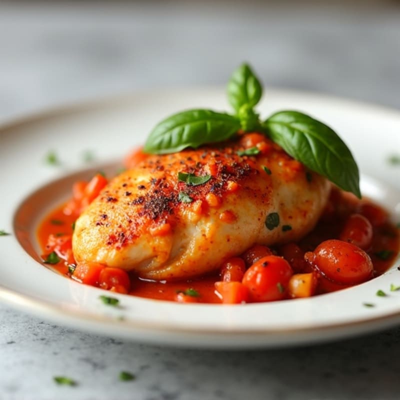 Spiced Tomato Cream Chicken