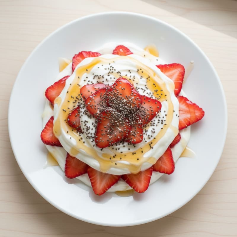 Greek Yogurt Parfait with Berries and Chia