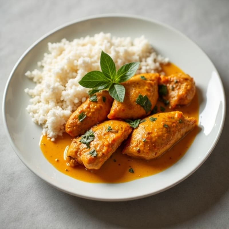 Creamy Coconut-Spiced Butter Chicken