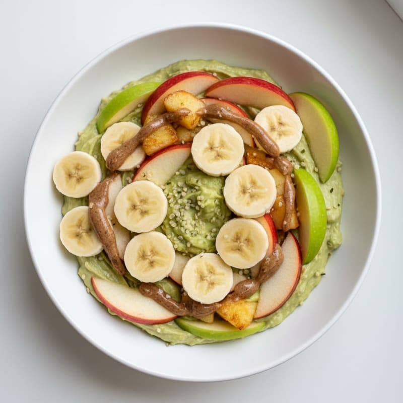 Protein Banana Apple Yogurt Bowl