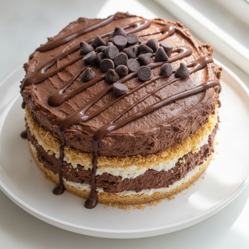 High-Protein Chocolate Cheesecake Parfait