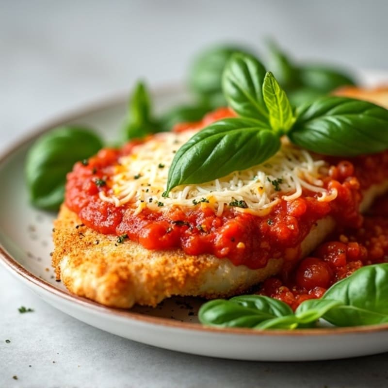 Crispy Baked Chicken Parmesan with Fresh Herbs