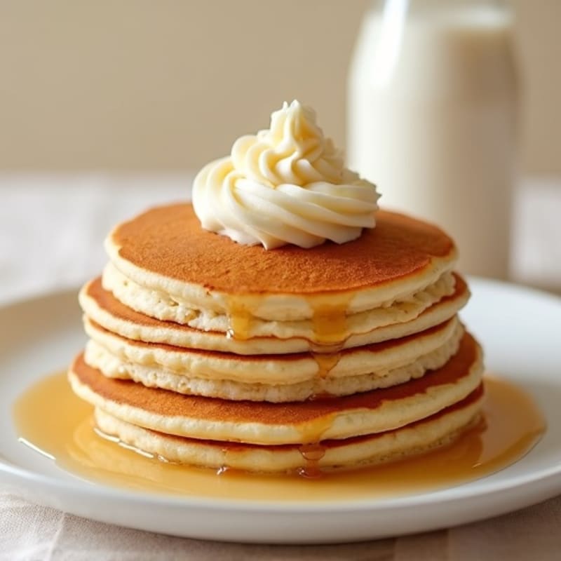 Fluffy High Protein Vanilla Pancakes