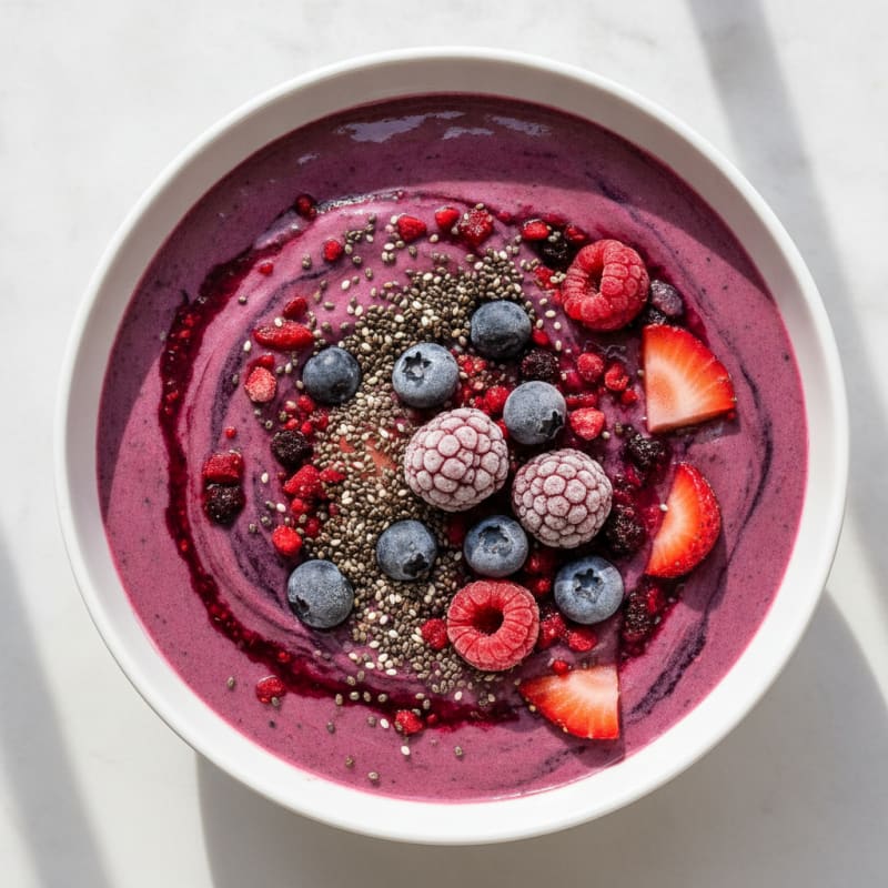 Berry Whole Milk Protein Smoothie