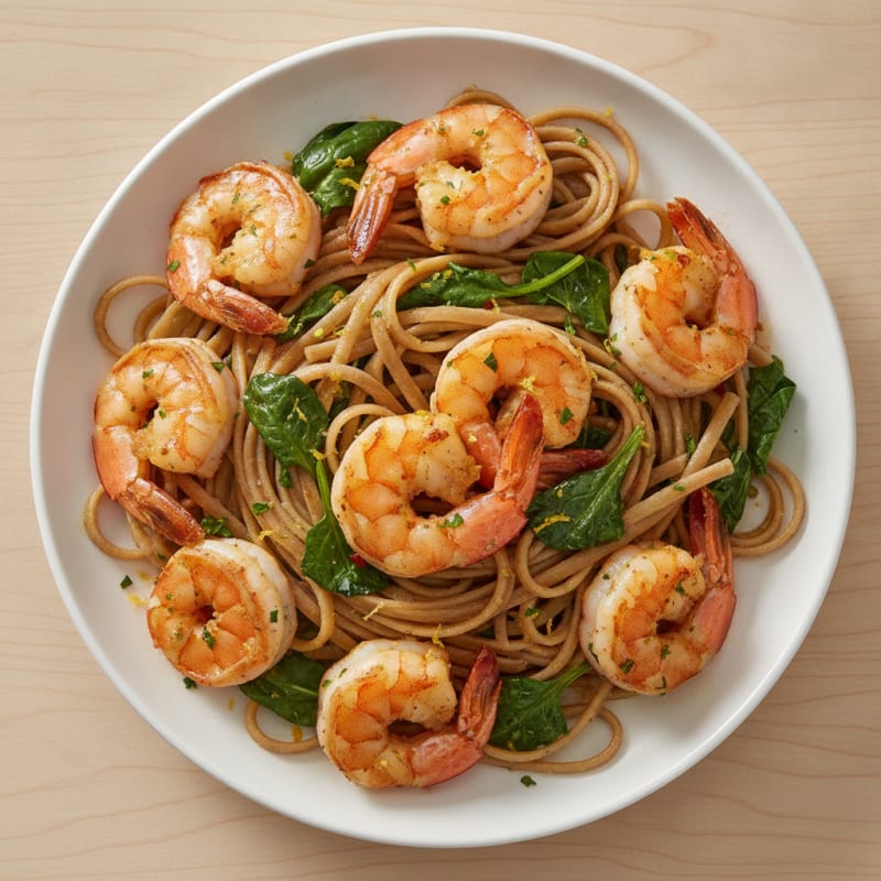 Garlic Shrimp Scampi with Linguine