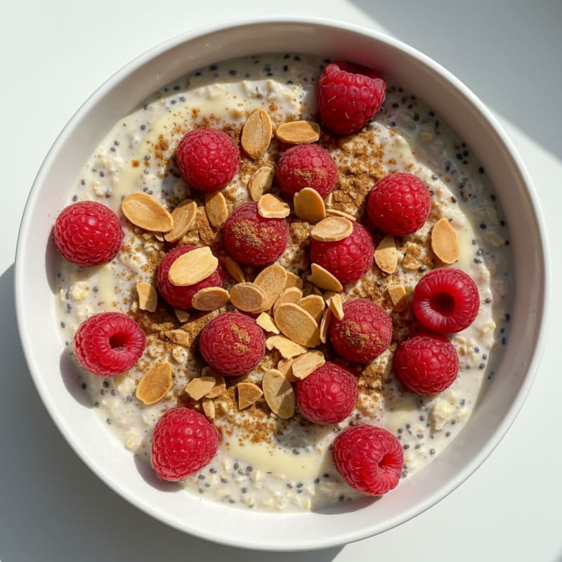 Berry-Almond Overnight Oats