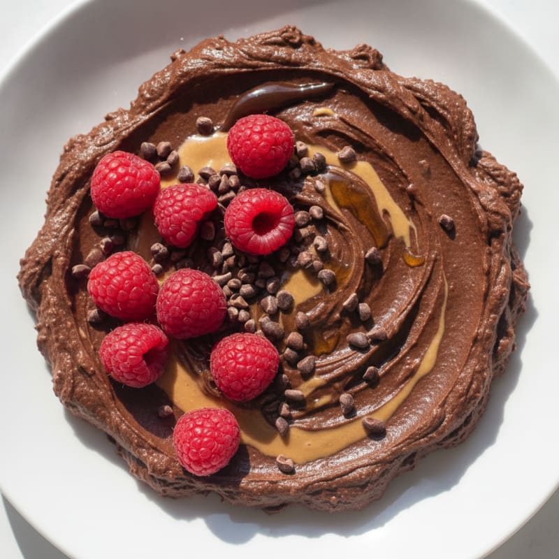 Chocolate Protein Mousse with Greek Yogurt