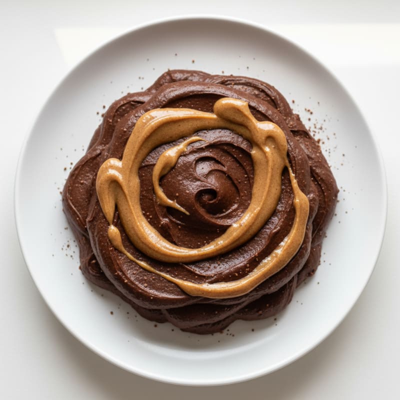 Silky Chocolate Protein Pudding with Almond Butter