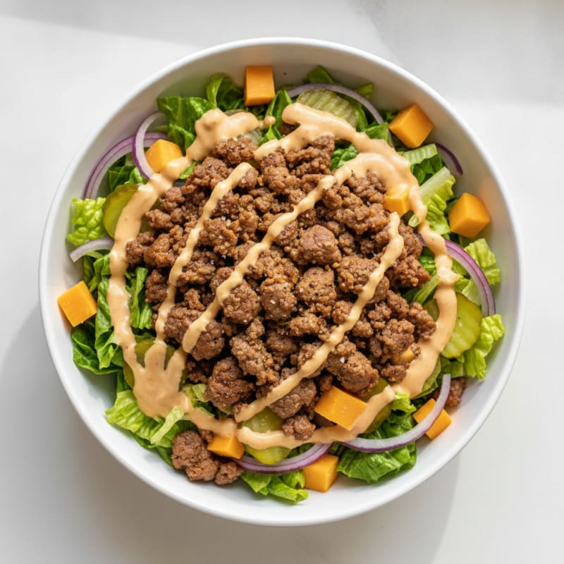 Big Mac Protein Bowl