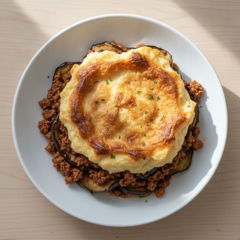 Classic Lamb Moussaka with Béchamel