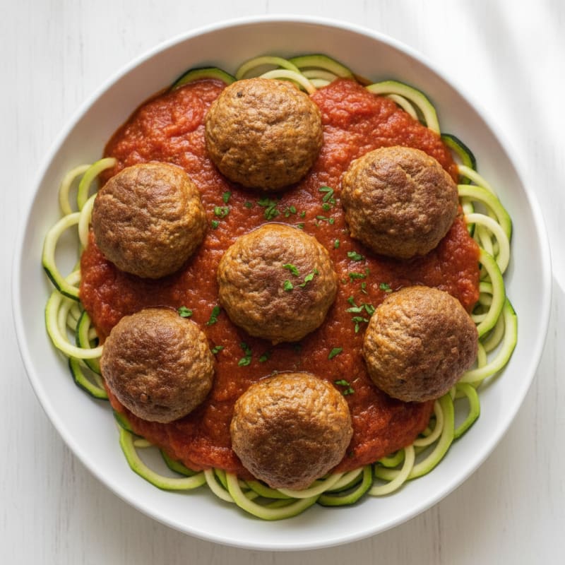 Classic Beef Meatballs in Marinara