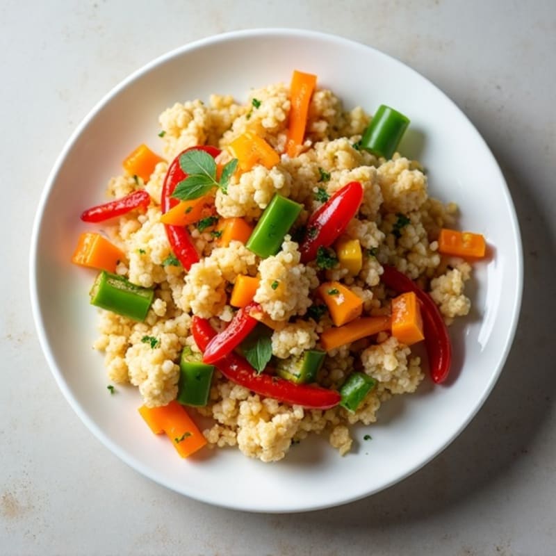 Cauliflower Rice Chicken Stir-Fry