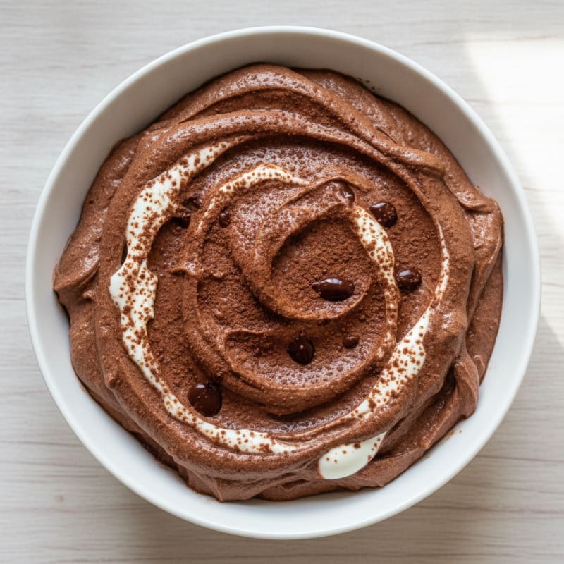 Silky Chocolate Protein Pudding with Greek Yogurt
