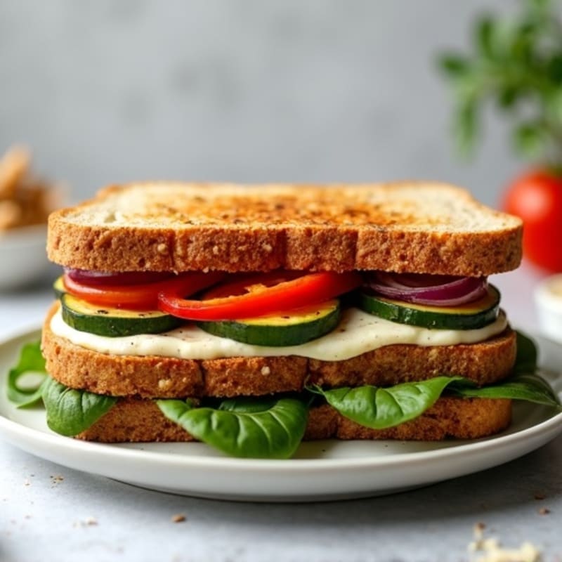 Hearty Grilled Veggie Sandwich