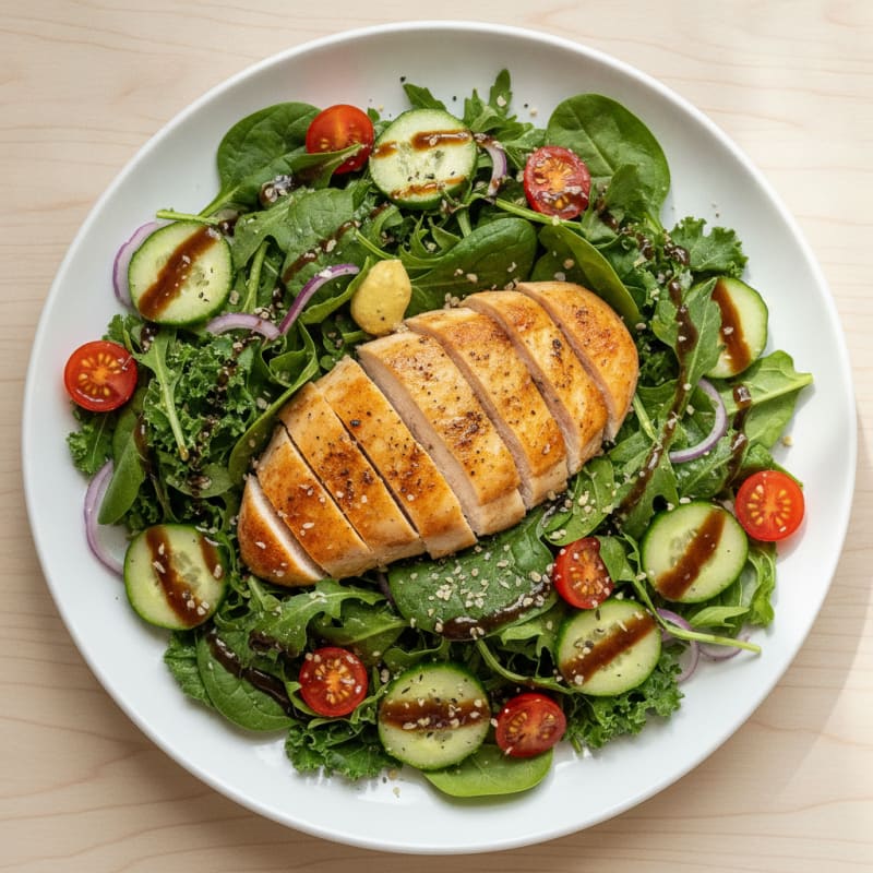 Garden Fresh Salad with Balsamic Vinaigrette