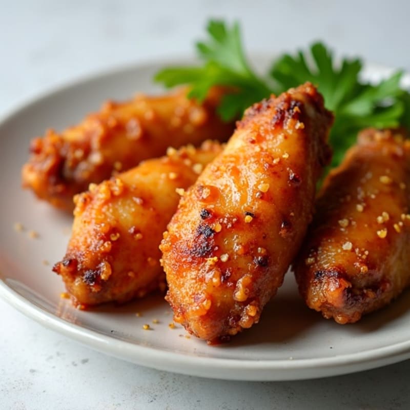Crispy Honey Glazed Chicken Wings