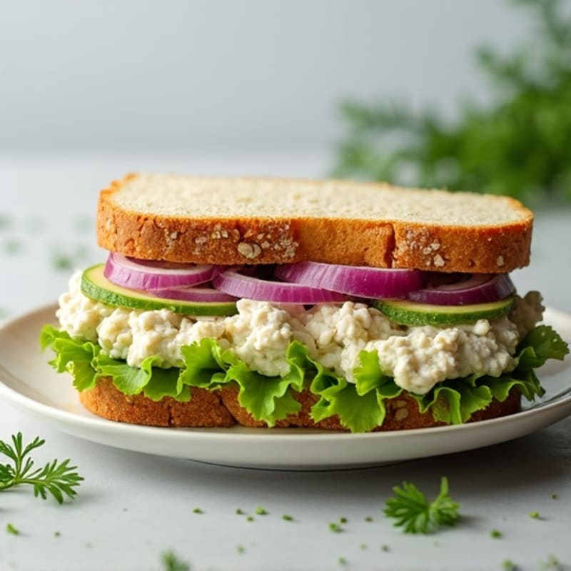 Creamy Herb Chicken Salad Sandwich