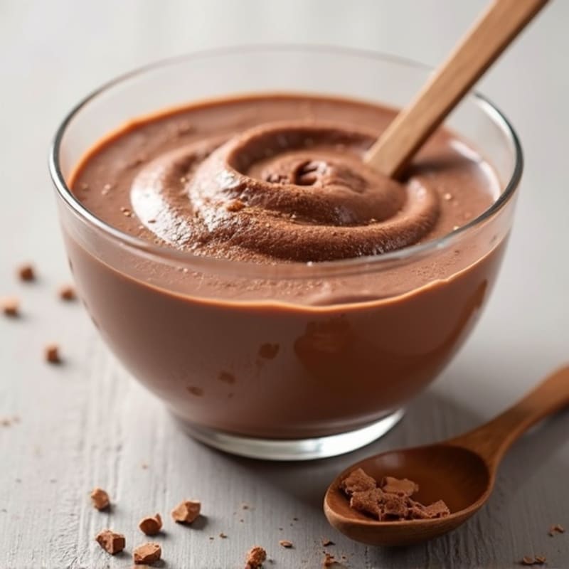 Silky Chocolate Protein Pudding with Greek Yogurt