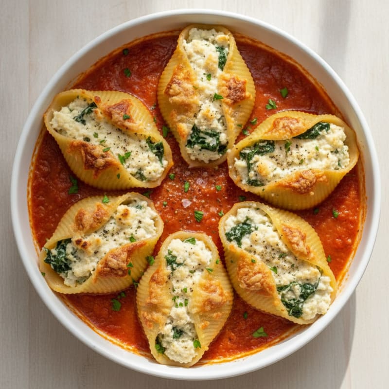 Spinach & Ricotta Stuffed Shells