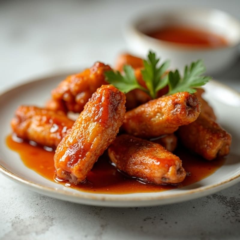 Crispy Honey Glazed Chicken Wings