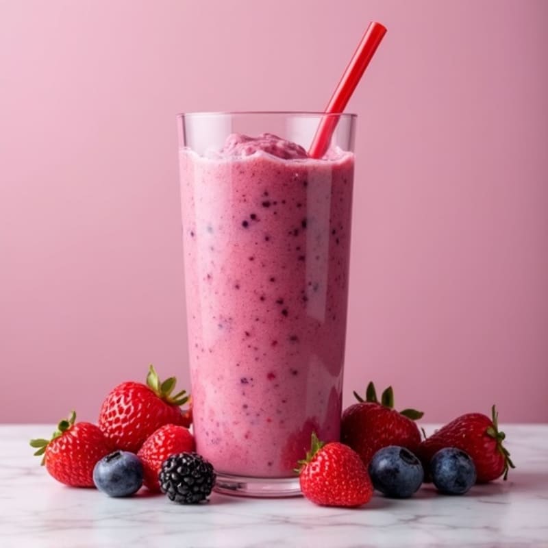 Triple Berry Protein Power Smoothie