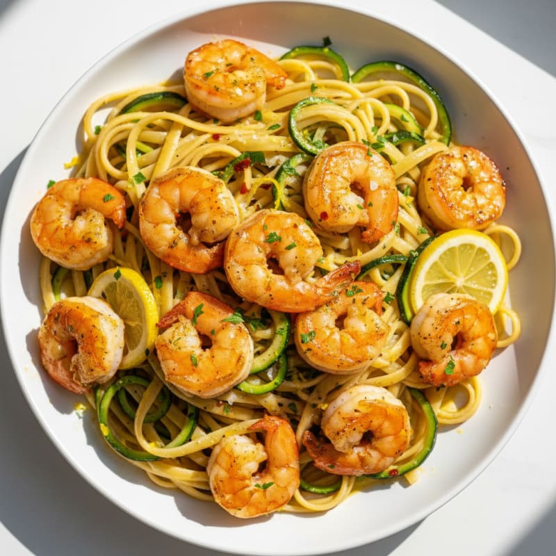 Zesty Garlic Butter Shrimp Scampi