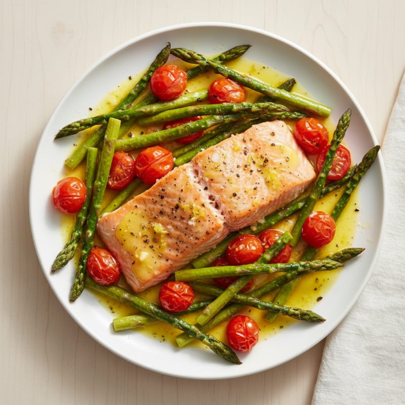 Sheet Pan Lemon Herb Salmon