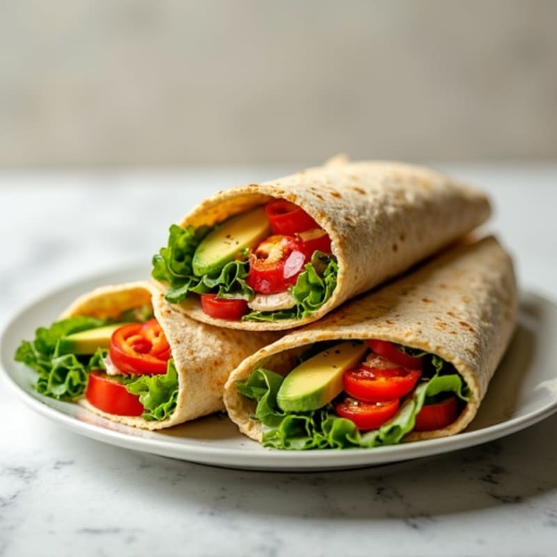 Fresh Spicy Tuna Wraps