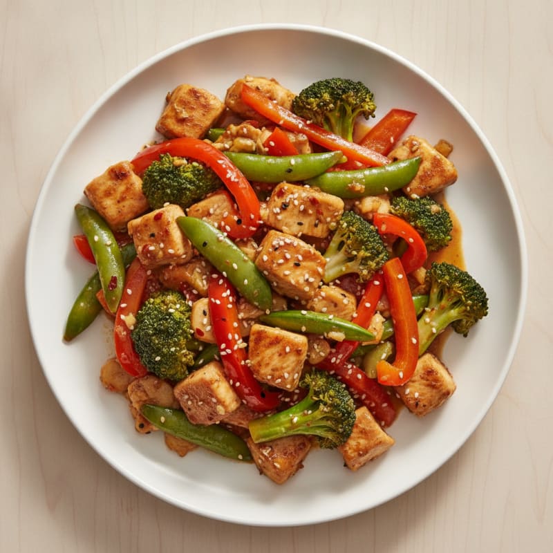 High-Protein Chicken and Vegetable Stir-Fry