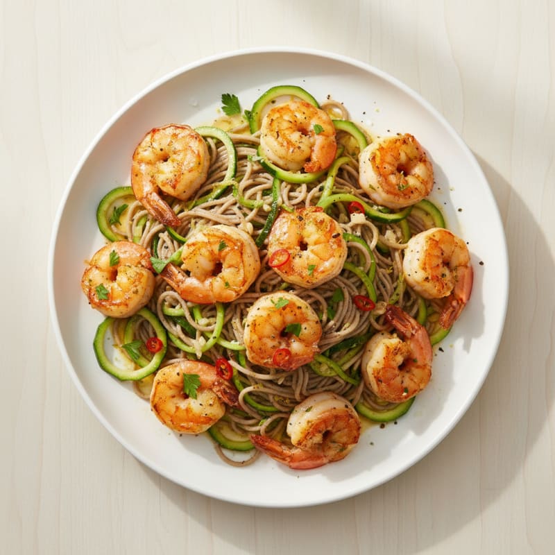 Zesty Garlic-Herb Roasted Shrimp Scampi